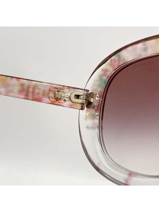 Chanel Sunglasses Acetate Clear Multicolor Silver Eyewear main image 5